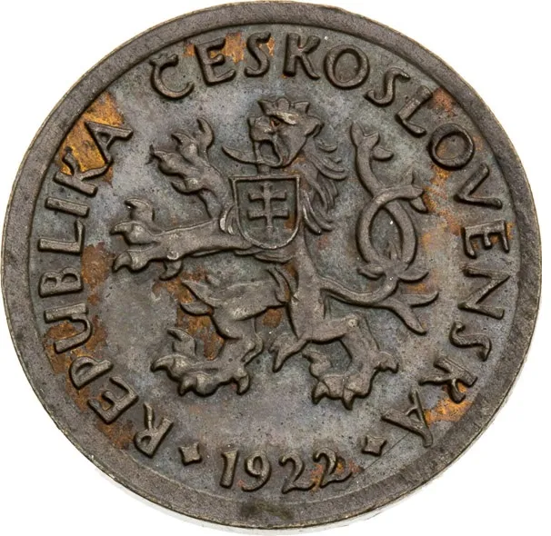 10 Haléřů – Zkušební ražba (Bronz) – líc