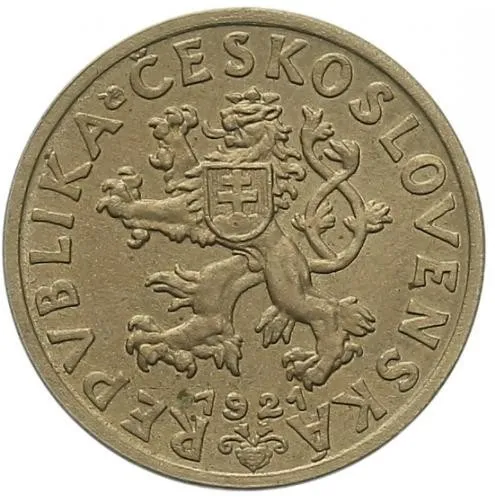 20 Haléřů – Zkušební ražba – líc