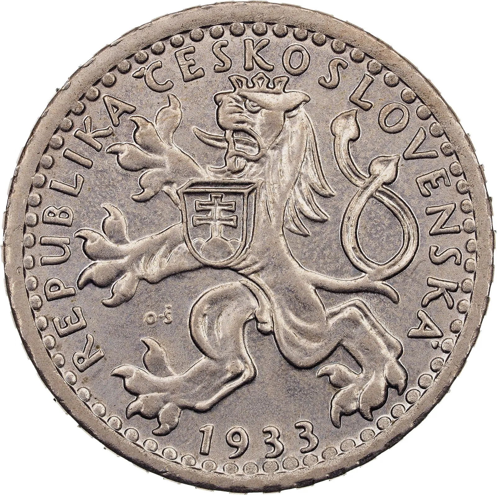 25 Haléřů – líc