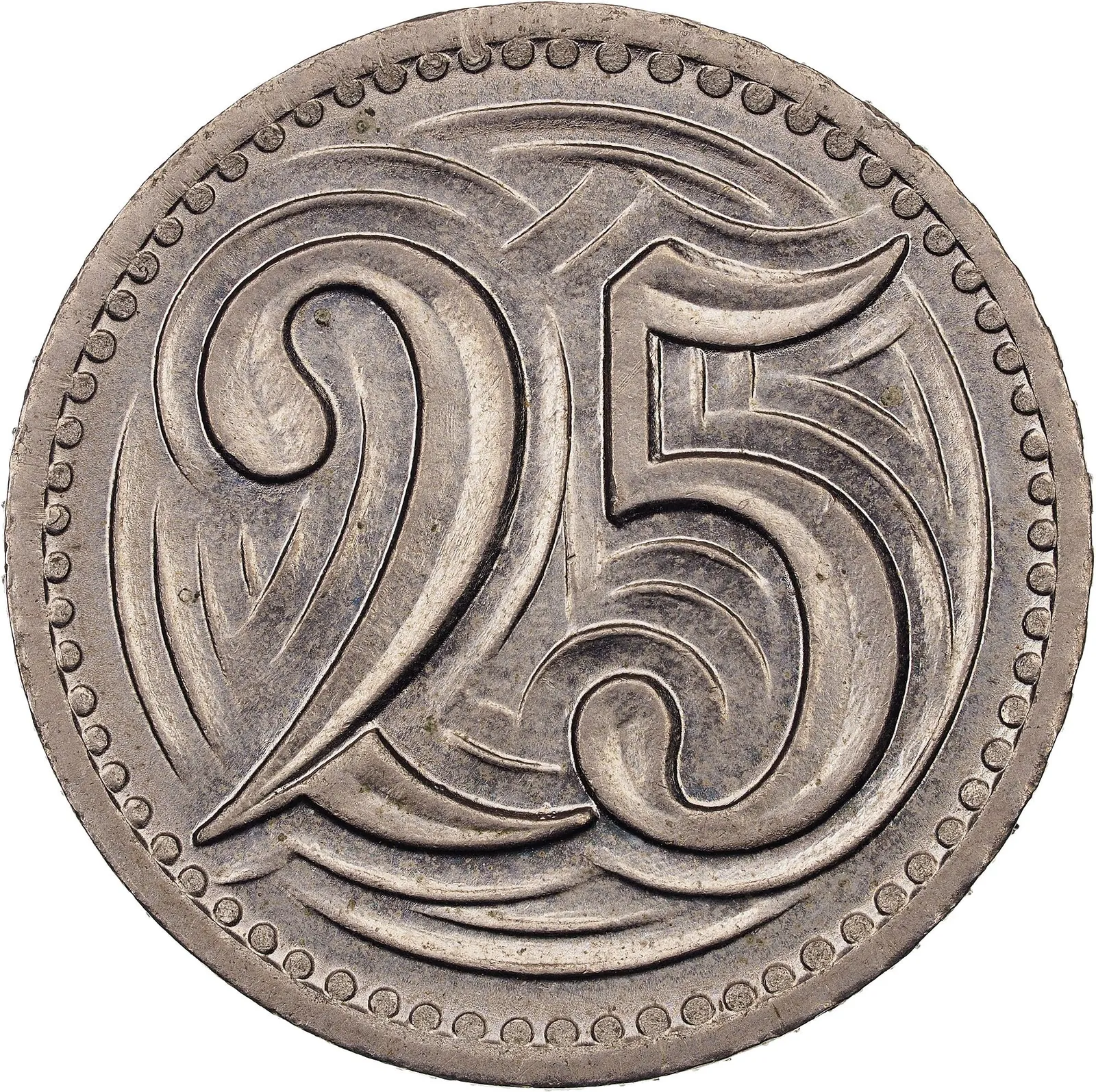 25 Haléřů – rub